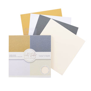 6" x 6" Double Sided Paper Pad Pearlescent - Violet Studios